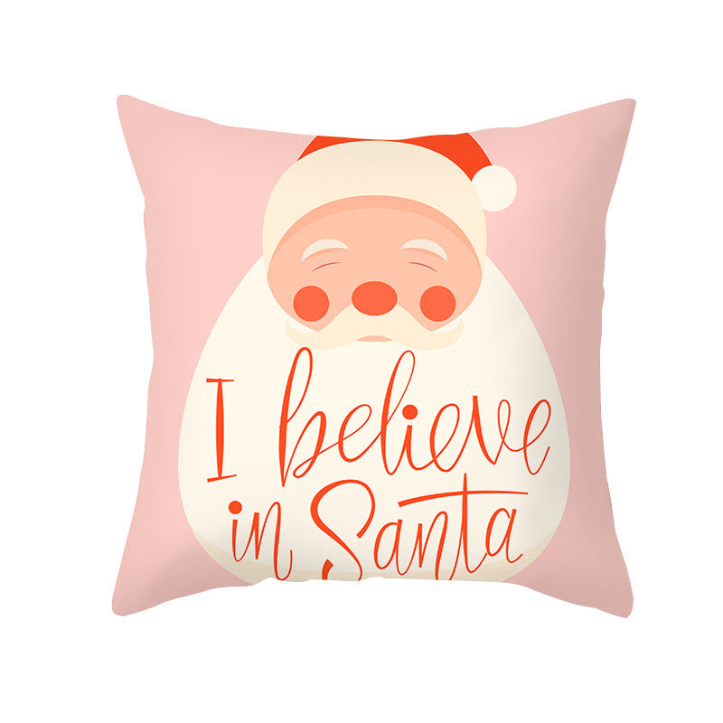 Cartoon Christmas Pillow Cover