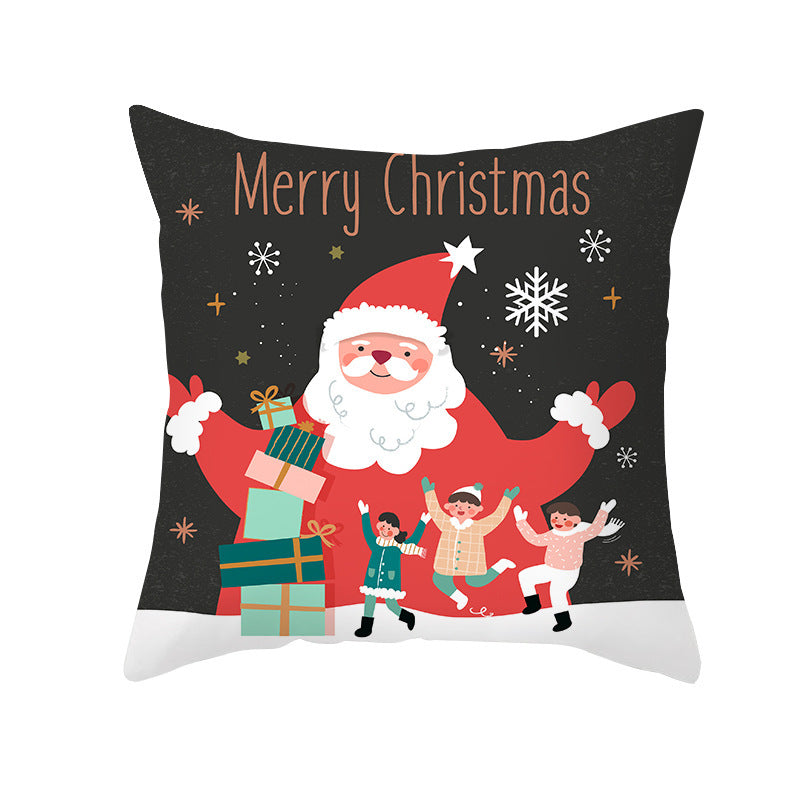 Cartoon Christmas Pillow Cover