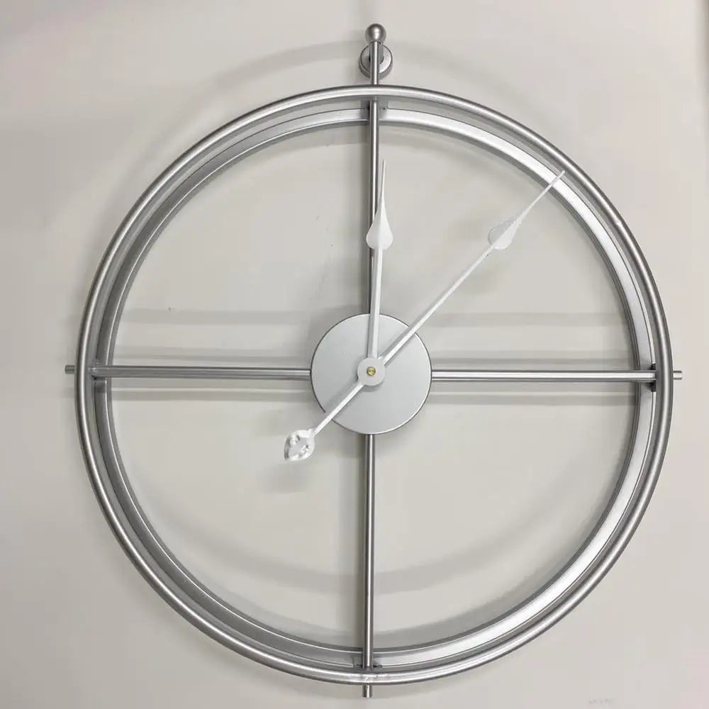 Large Vintage Iron Modern Design clock